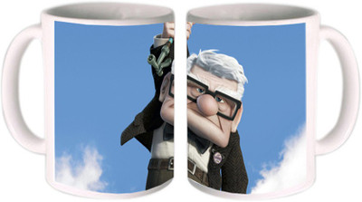 Shopmillions Up Old Man Ceramic Mug(300 ml)