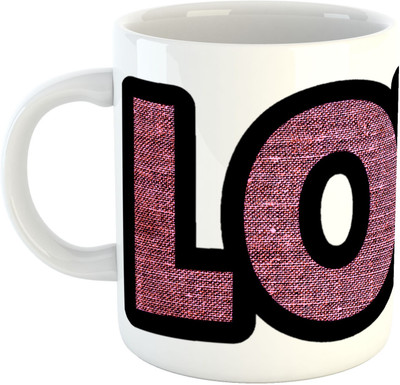 Deeher Gifts Love Design -20 Ceramic Mug(330 ml), Multicolor