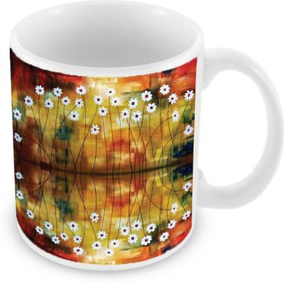 

Sleep Nature's SN-MG-2018 Ceramic Mug(350 ml), Multicolor
