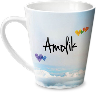 

Hot Muggs Simply Love You Amolik Conical Ceramic Mug(350 ml)
