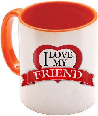 

SKY TRENDS Wonderful & Best Valentine Orange Gift For GirlFriend,Boyfriend,Husband,Wife,Friend Design Cod 148 Ceramic Mug(325 ml)