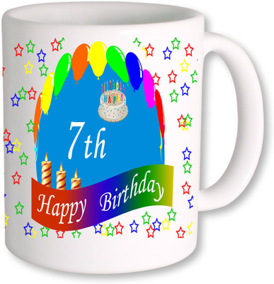 

PhotogiftsIndia Birthday Coffee 007 Ceramic Mug(325 ml), Multicolor