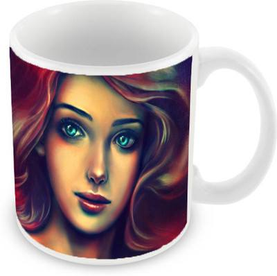

Sleep Nature's SN-MG-1572 Ceramic Mug(350 ml), Multicolor