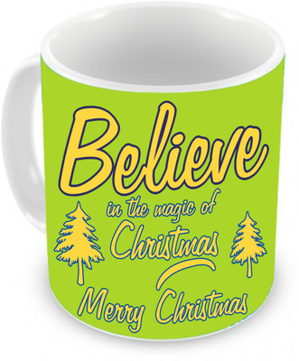 50% OFF on Tied Ribbons Believe Merry Christmas Gifts For Friend Ceramic Mug(325 ml) 50% OFF on Tied Ribbons Believe Merry Christmas Gifts For Friend Ceramic Mug(325 ml)