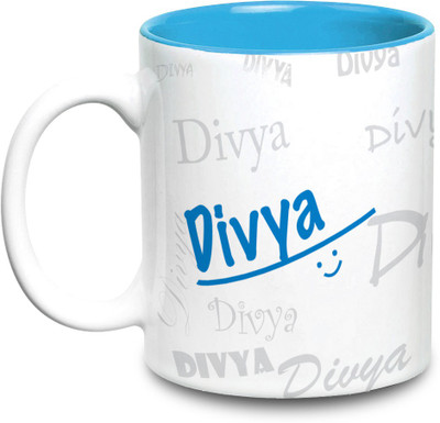 

Hot Muggs Me Graffiti - Divya Ceramic Mug(315 ml), Multicolor