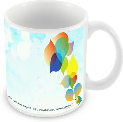 

Sleep Nature's SN-MG-474 Ceramic Mug(350 ml), Multicolor