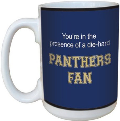 

Tree-Free Greetings Greetings lm44846 Panthers College Basketball Ceramic with Full-Sized Handle, 15-Ounce Ceramic Mug(60 ml), Multicolor