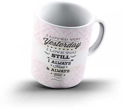 

Ucard Valentines Day Love534 Bone China, Ceramic, Porcelain Mug(325 ml)