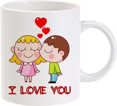 40% OFF on Lolprint I Love You Cute Ceramic Coffee Mug(325 ml) 40% OFF on Lolprint I Love You Cute Ceramic Coffee Mug(325 ml)
