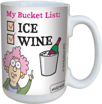 

Tree-Free Greetings Greetings lm43786 Hilarious Aunty Acid Bucket List by The Backland Studio Ceramic, 15-Ounce Ceramic Mug(60 ml), Multicolor