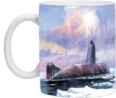 

mahis fashion sea scene Ceramic Mug(250 ml), Multicolor