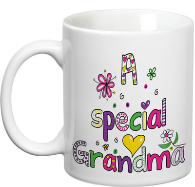 

Prithish Special Grandma Ceramic Mug(330 ml), Multicolor