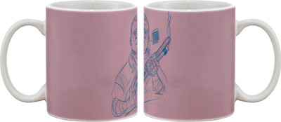 

Artifa Man With Gun Porcelain, Ceramic Mug(350 ml), Multicolor