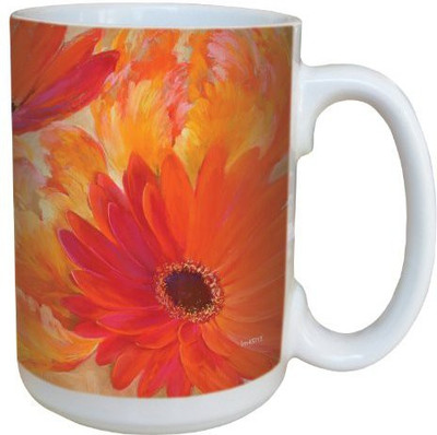 

Tree-Free Greetings Greetings lm43713 Fandango Floral by Nel Whatmore Ceramic, 15-Ounce Ceramic Mug(60 ml), Multicolor