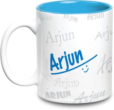 

Hot Muggs Me Graffiti - Arjun Ceramic Mug(315 ml), Multicolor
