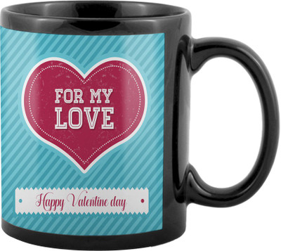 

SKY TRENDS Valentine Gifts For Special Girlfriend,Boyfriend,Wife,Husband,design 38 Ceramic Mug(325 ml), Black