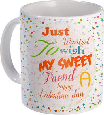 

SKY TRENDS Love Gifts For Your Special Valentine For Girlfriend Boyfriend Wounderful Wife Husband Friend Anniversary Birthday Design040 Ceramic Mug(325 ml), White