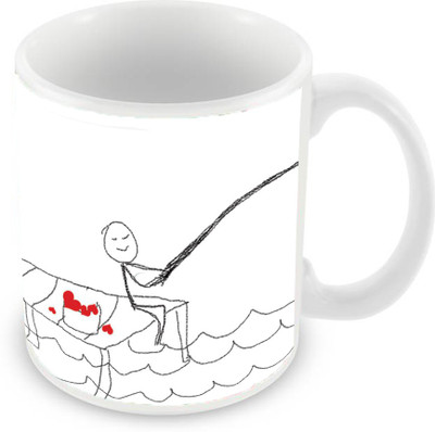 

Sleep Nature's SN-MG-2674 Ceramic Mug(350 ml), White