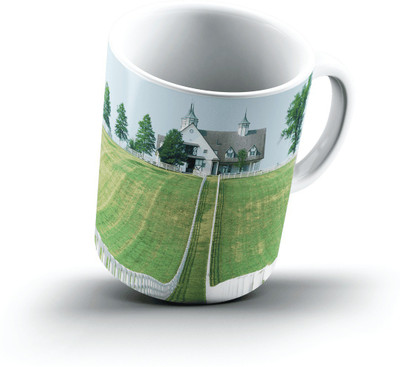 

Ucard Manchester Farm Lexington Kentucky2462 Bone China, Ceramic, Porcelain Mug(325 ml), Multicolor