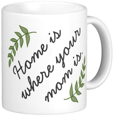 

Exoctic Silver Mom Maa Mother Series 001 Ceramic Mug(300 ml), Multicolor