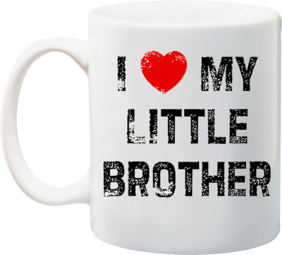 

ME&YOU Special Gift folittle brother Ceramic Mug(325 ml), Multicolor