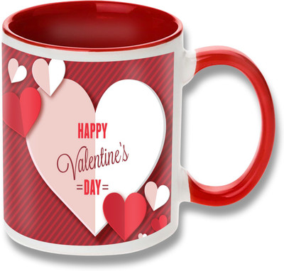 

Heyworlds happy valentine day gifts 0030 Ceramic Mug(325 ml), Multicolor