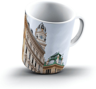 

Ucard Landscape2923025 Bone China, Ceramic, Porcelain Mug(325 ml), Multicolor