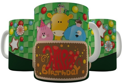 

Shaildha HB_14_18 Ceramic Mug(350 ml), Multicolor