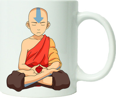 

Maison N Mode Aang Ashan Coffee Ceramic Mug(330 ml), Multicolor