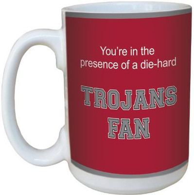 

Tree-Free Greetings Greetings lm44584 Trojans College Football Fan Ceramic with Full-Sized Handle, 15-Ounce Ceramic Mug(60 ml), Multicolor