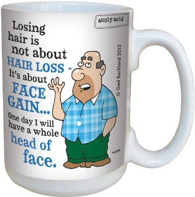 

Tree-Free Greetings Greetings lm43918 Hilarious Aunty Acid Face Gain by The Backland Studio Ceramic, 15-Ounce Ceramic Mug(60 ml), Multicolor