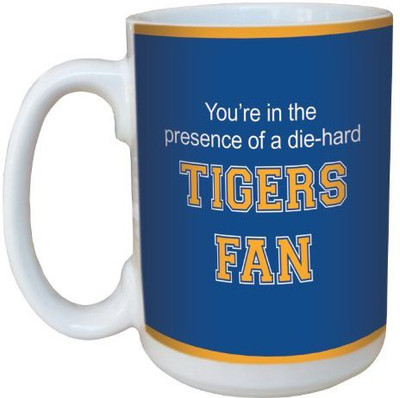 

Tree-Free Greetings Greetings lm44485 Tigers College Football Fan Ceramic with Full-Sized Handle, 15-Ounce Ceramic Mug(60 ml), Multicolor