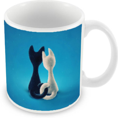

Sleep Nature's SN-MG-2603 Ceramic Mug(350 ml), Multicolor