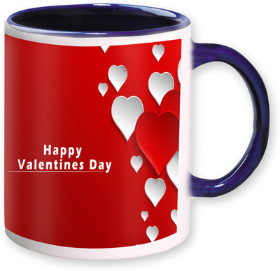 

Heyworlds happy valentine day gifts 0065 Ceramic Mug(325 ml), Multicolor
