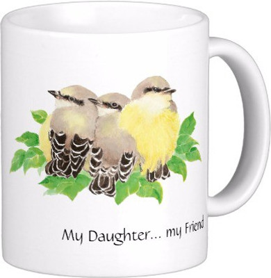 

Exoctic Silver Best Quoted Coffee 00231 Ceramic Mug(300 ml), Multicolor