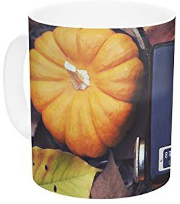

Kess InHouse InHouse Libertad Leal The Four Seasons: Fall Ceramic Coffee, 11 oz, Multicolor Ceramic Mug(60 ml)