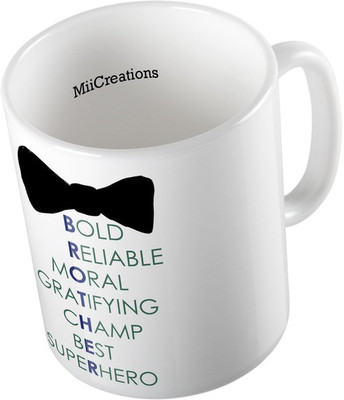 

MiiCreations MUG-W-00027 Ceramic Mug(325 ml), Multicolor