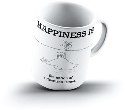 

Ucard Happiness Is2213 Bone China, Ceramic, Porcelain Mug(325 ml)