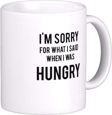 

Exoctic Silver Shaadi Ke Side Effects: Mega Series C004 Ceramic Mug(300 ml), Black;white