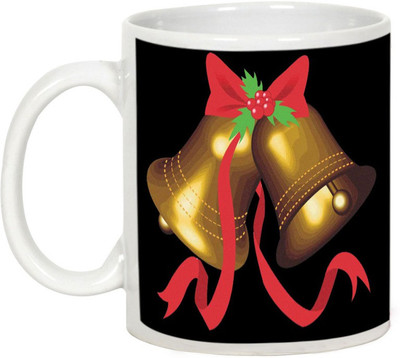 

AllUPrints Magical Christmas Ceramic Mug(325 ml), White