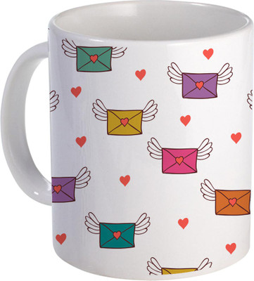 

SKY TRENDS Can't Help Falling in Love mug Best Gift for Valentine's Day, Her, Girlfriend,boy friend,husband, Wife,Birthday, Anniversary,Christmas or Any Holidays Design 090 Ceramic Mug(320 ml), Blue;white