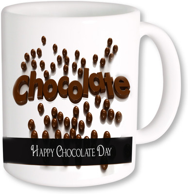 

PhotogiftsIndia Happy Chocolate Day 02 Ceramic Mug(325 ml), Multicolor
