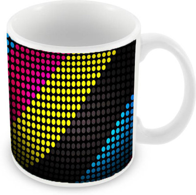 

Sleep Nature's SN-MG-69 Ceramic Mug(350 ml), Multicolor