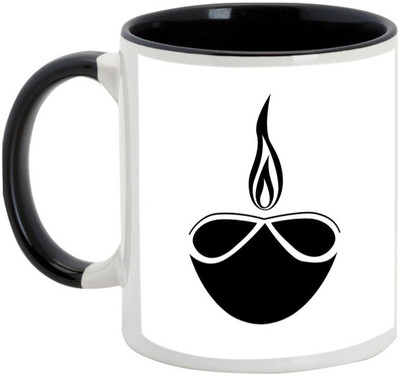 

AllUPrints Deepawali Gifts - May This Diwali Bring Joy And Prosperity Ceramic Mug(325 ml), Black