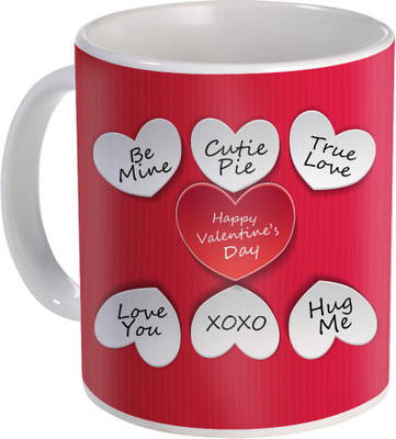 

SKY TRENDS Can't Help Falling in Love mug Best Gift for Valentine's Day, Her, Girlfriend,boy friend,husband, Wife,Birthday, Anniversary,Christmas or Any Holidays Design 061 Ceramic Mug(320 ml), Blue;white