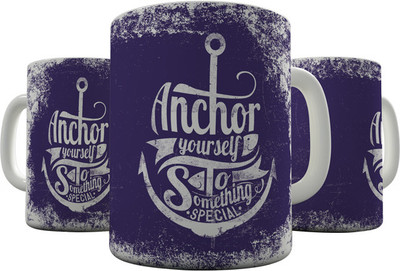 

Shaildha QU43 Ceramic Mug(350 ml), Multicolor