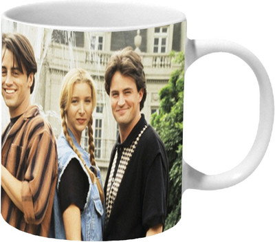 

Mooch Wale Friends Outdoor Ceramic Mug(325 ml), Multicolor