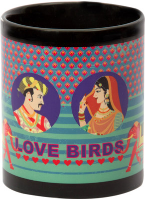 

Design Guns Royal Love Ceramic Mug(350 ml), Multicolor