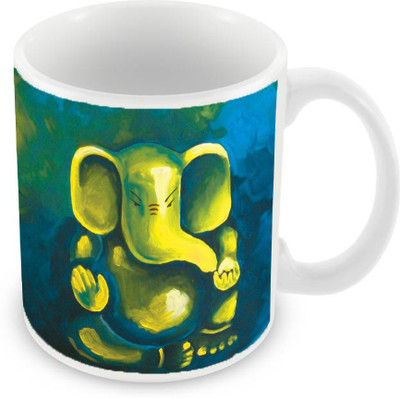 Sleep Nature's SN-MG-2318 Ceramic Mug(350 ml), Multicolor
