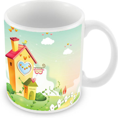 

Sleep Nature's SN-MG-2238 Ceramic Mug(350 ml), Multicolor